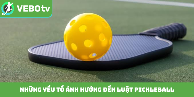Những yếu tố ảnh hưởng đến luật Pickleball