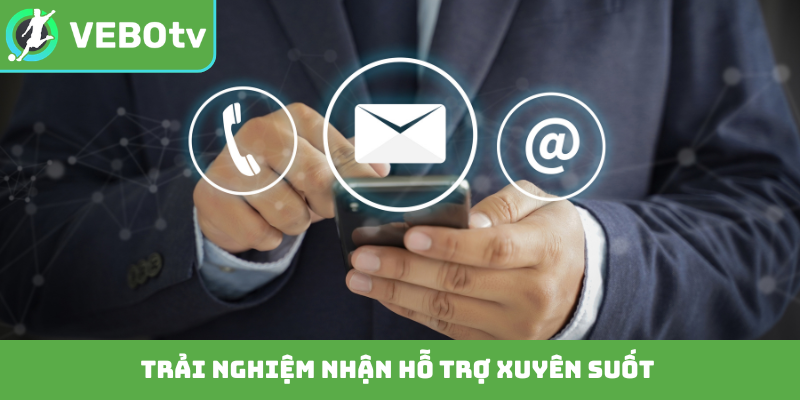Trải nghiệm nhận hỗ trợ xuyên suốt